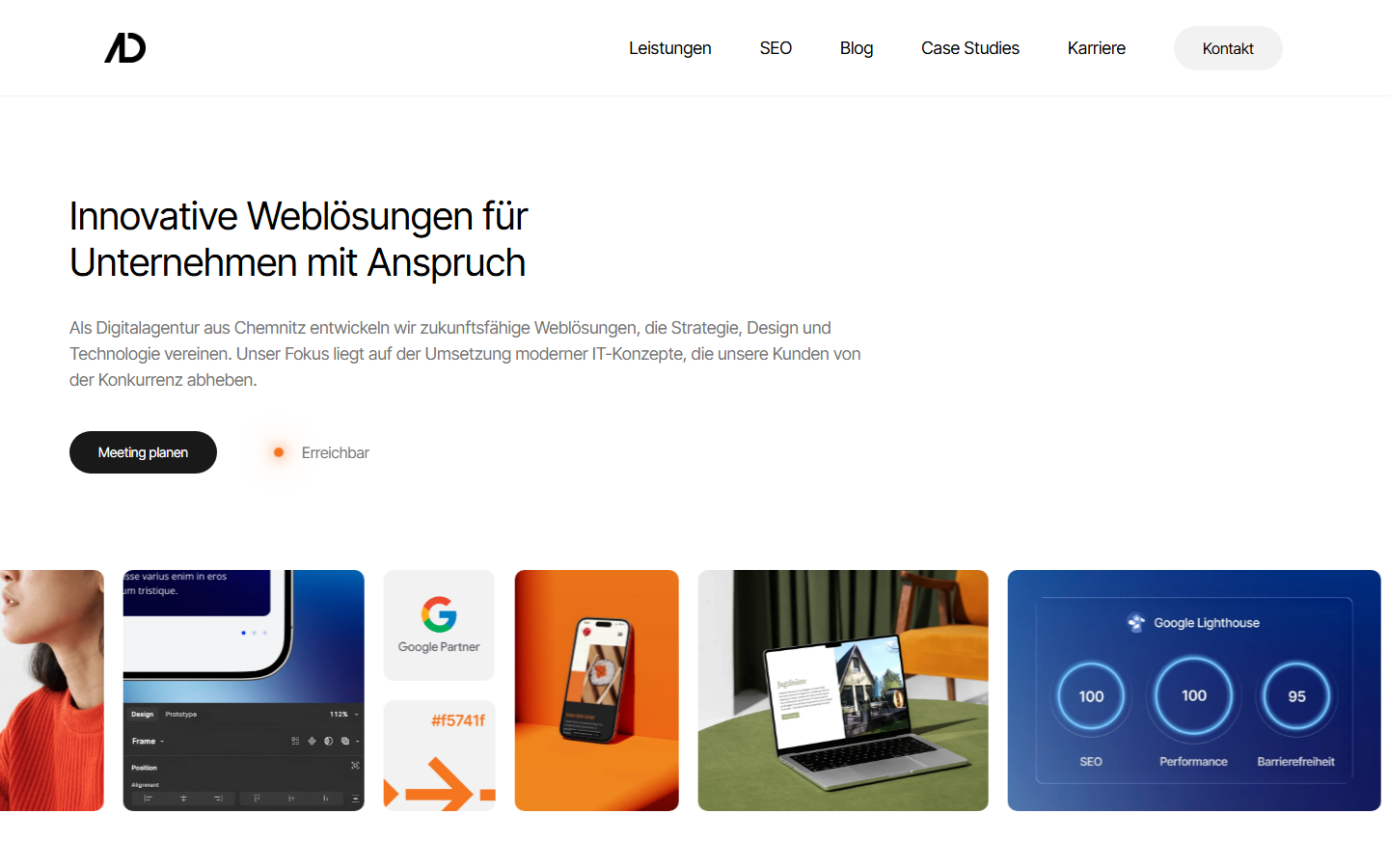 Startseite von admeso — Digitalagentur Chemnitz, SEO-Agentur in Chemnitz