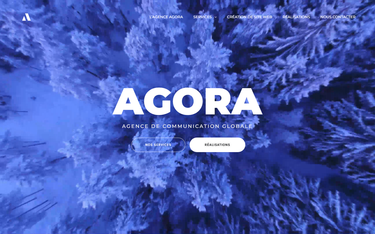 Startseite von AGORA, SEO-Agentur im Wallis