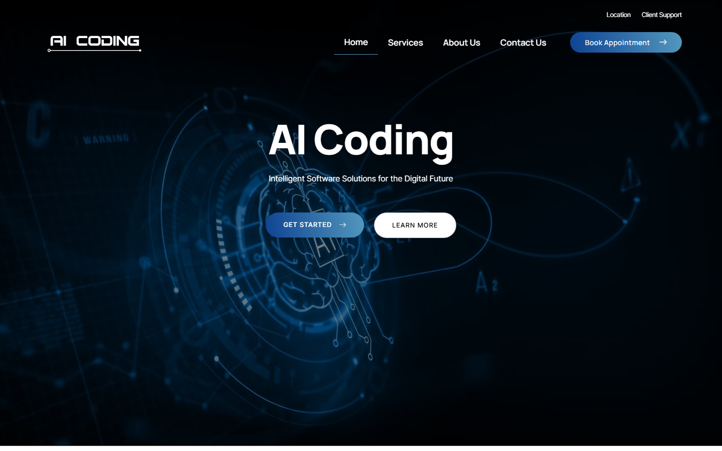 Startseite von AI Coding GmbH, KI-Beratung in Düsseldorf