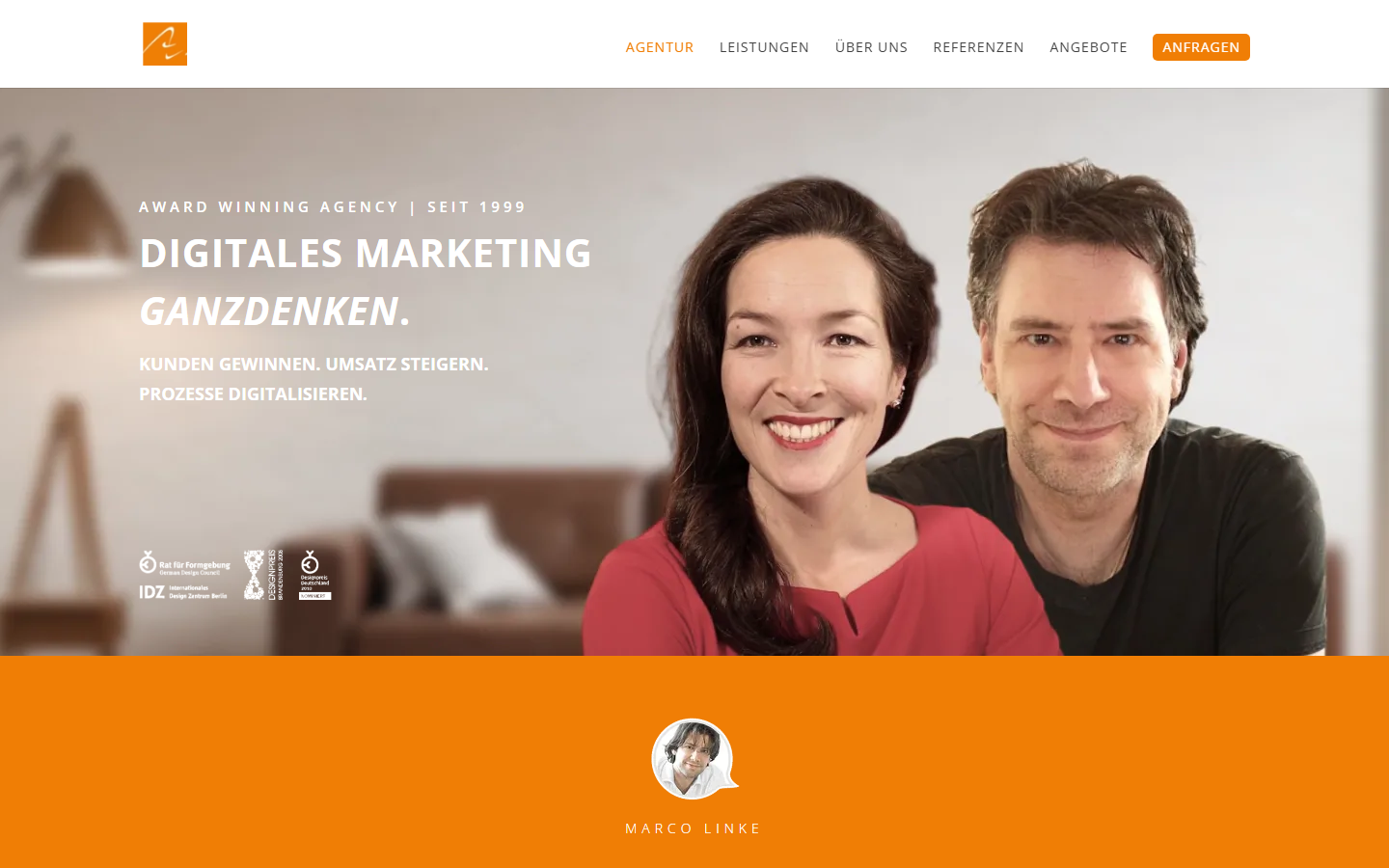 Startseite von Artivista GbR, SEO-Agentur in Potsdam