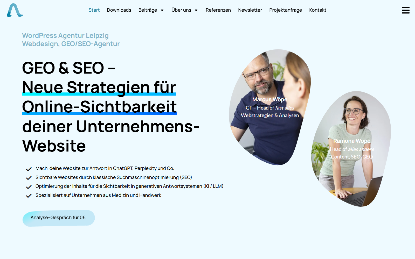 Startseite von MW-ITD GmbH, SEO-Agentur in Leipzig