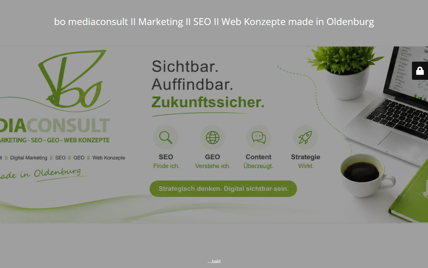 Startseite von bo-mediaconsult - webdesign marketing oldenburg, SEO-Agentur in Oldenburg