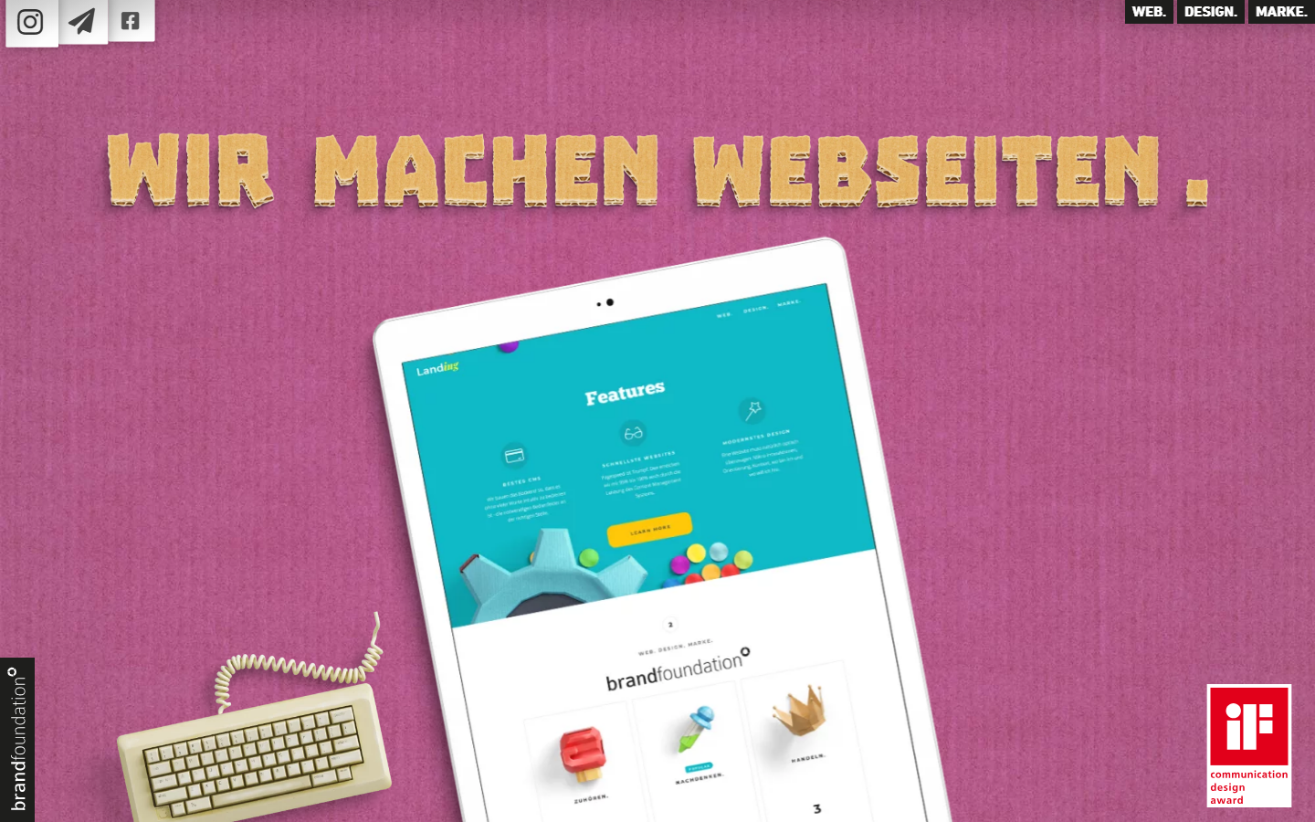 Startseite von brandfoundation GmbH, SEO-Agentur in Reutlingen