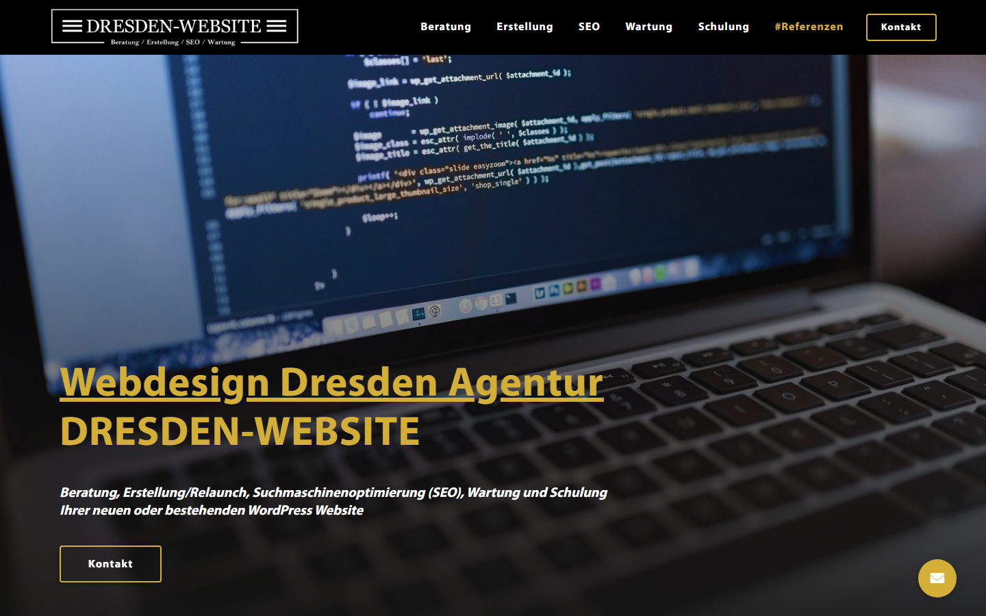 Startseite von DRESDEN-WEBSITE, SEO-Agentur in Dresden