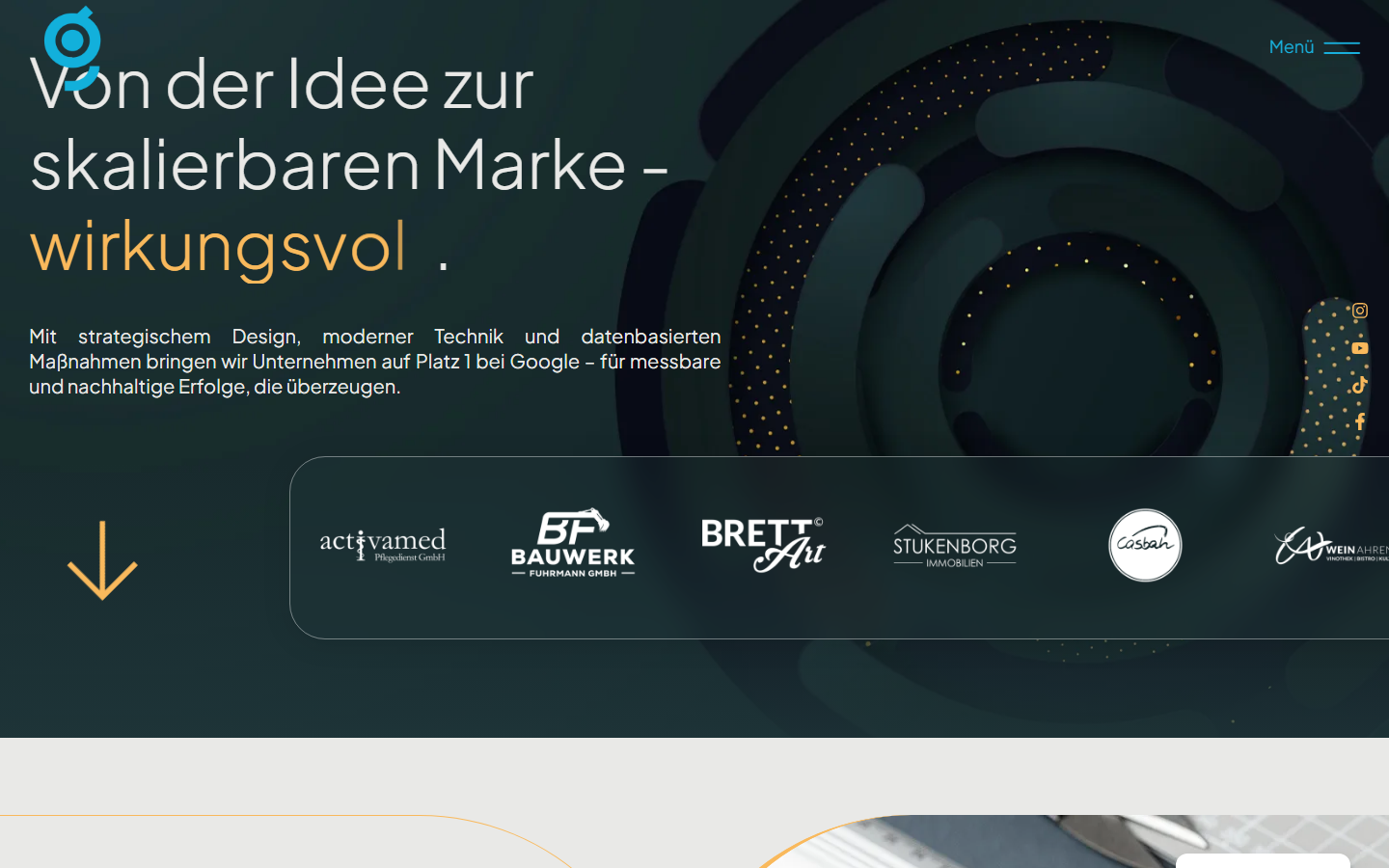 Startseite von Ghasto Medienagentur - Webdesign & Marketing, SEO-Agentur in Nordrhein-Westfalen