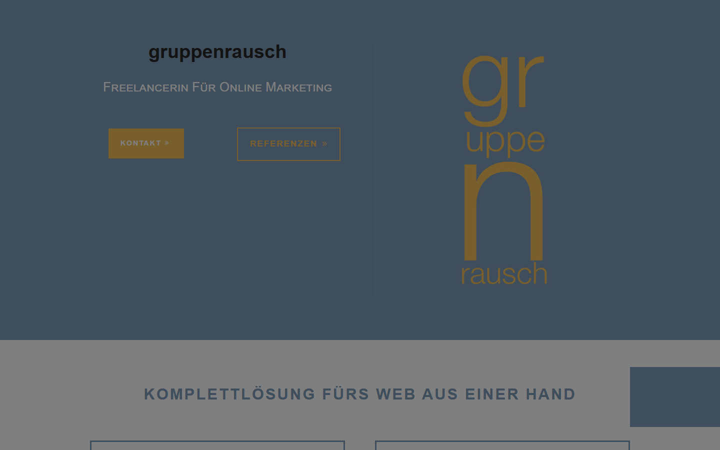 Startseite von gruppenrausch, SEO-Agentur in Mecklenburg-Vorpommern