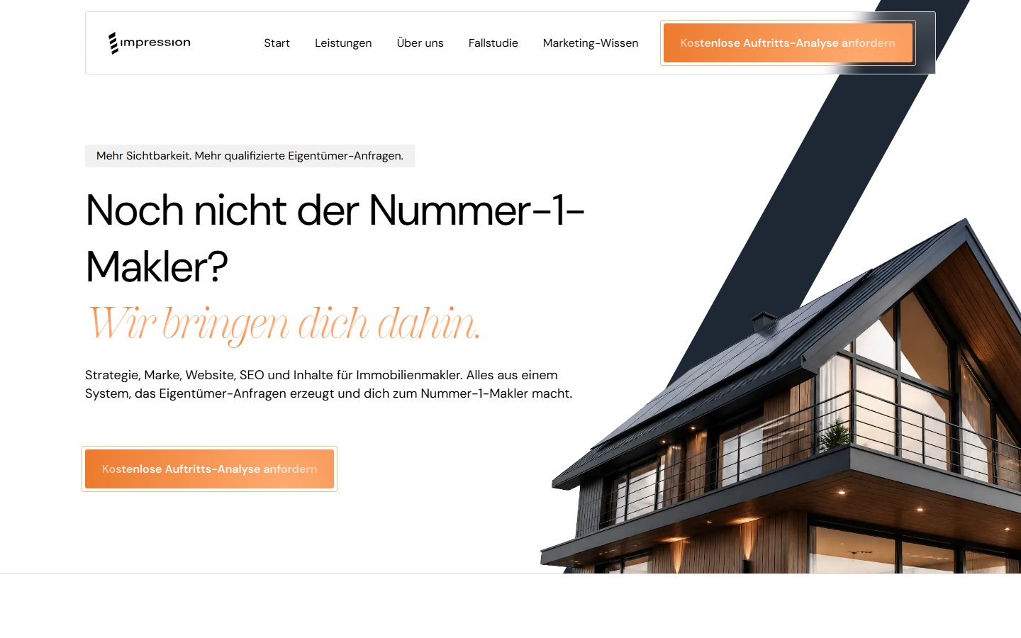 Startseite von Impression Marketing, SEO-Agentur in Salzgitter