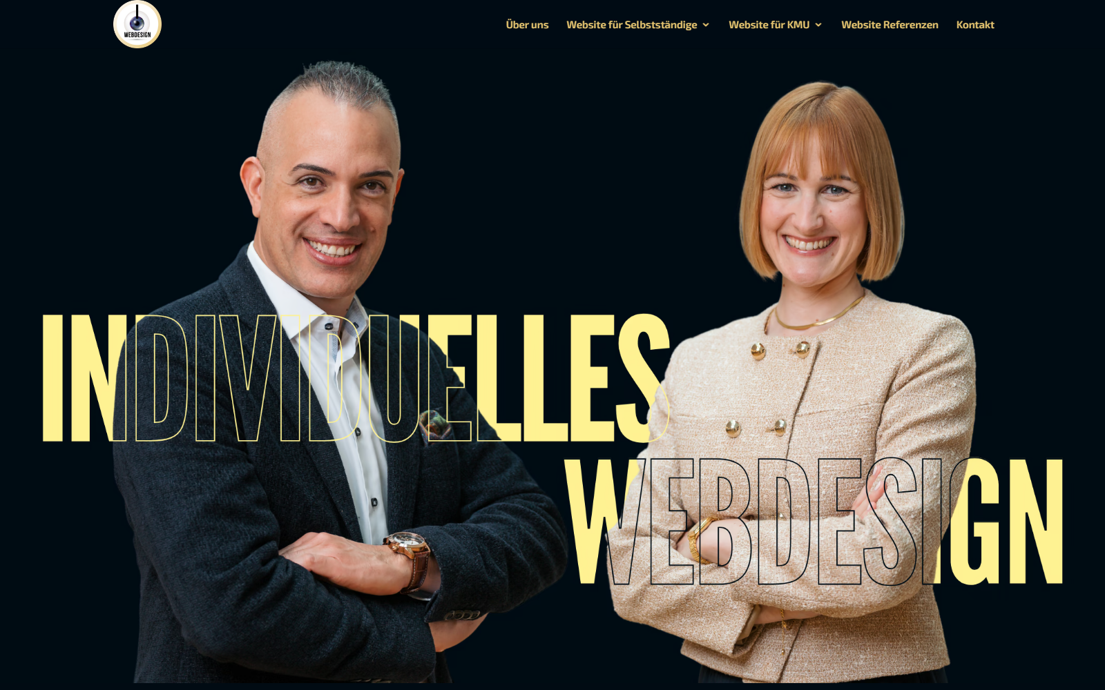 Startseite von Individuelles Webdesign Erick Sanchez Murillo, SEO-Agentur in Winterthur