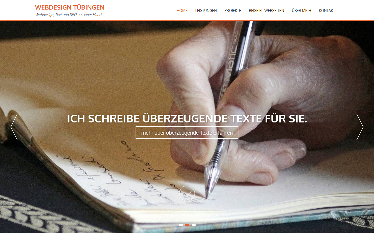 Startseite von Johannes Maneljuk, SEO-Agentur in Tübingen