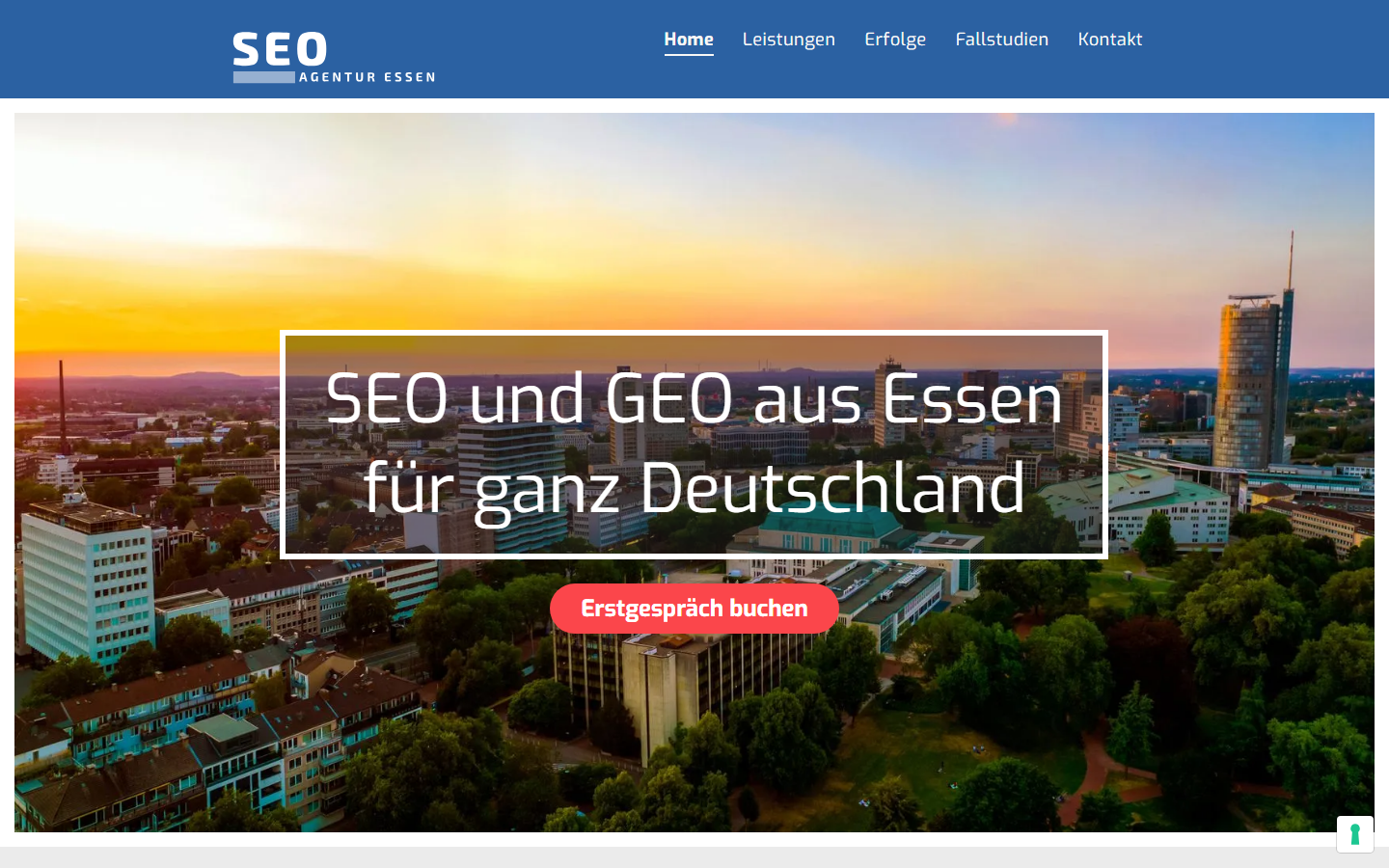 Startseite von Jonas Polfuß, SEO-Agentur in Essen