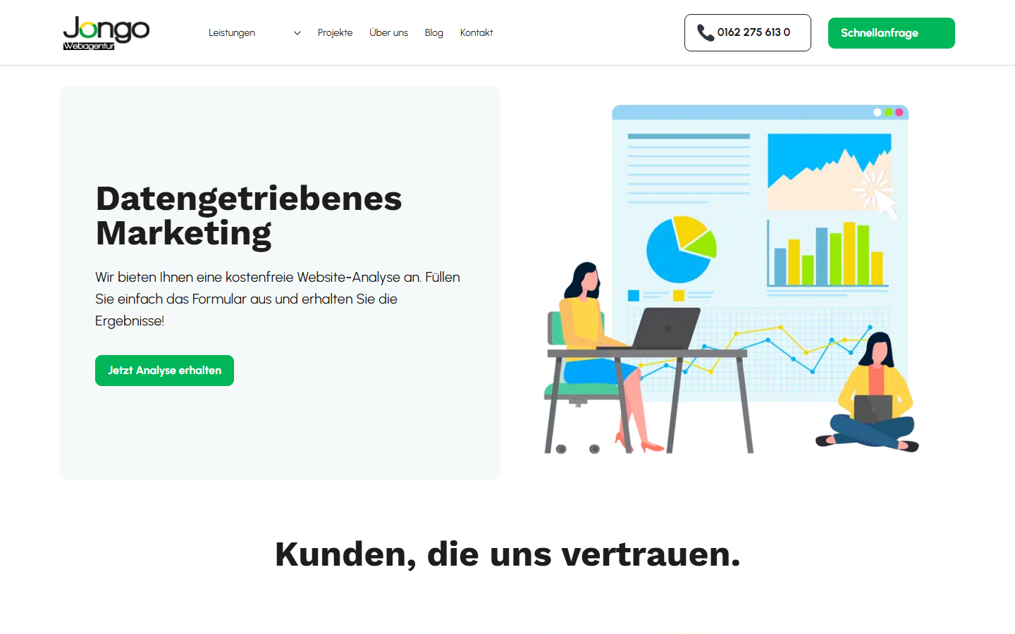 Startseite von JONGO Webagentur | Jena, SEO-Agentur in Jena