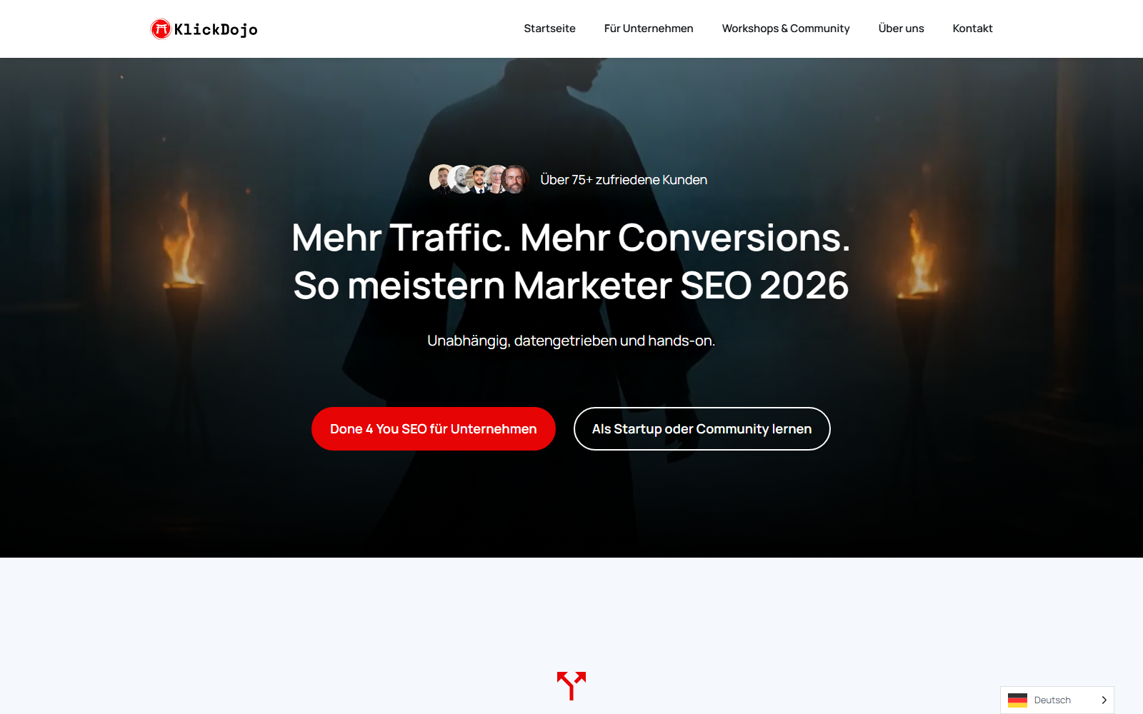 Startseite von Done 4 You SEO, SEO-Agentur in Aachen