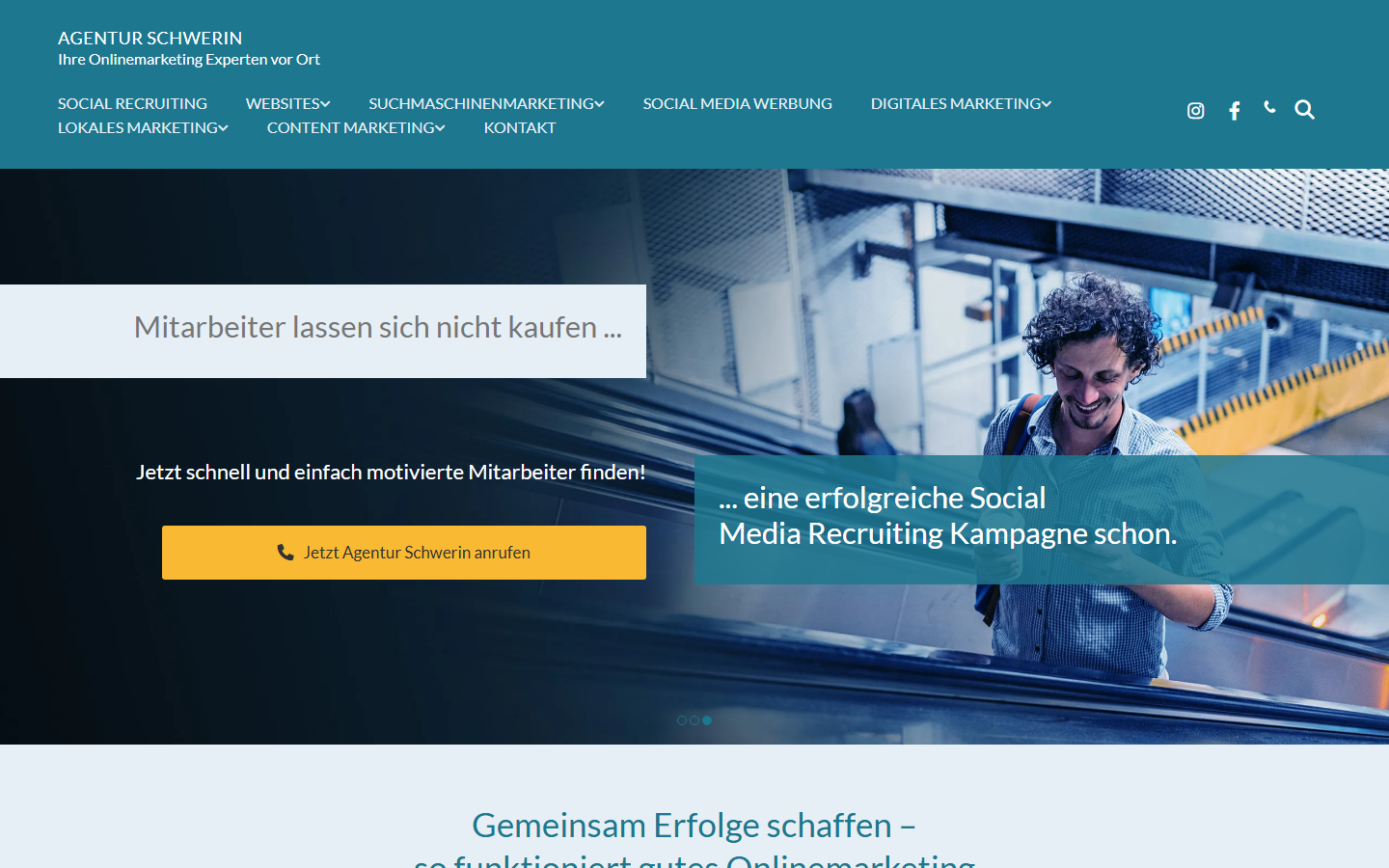 Startseite von Krick Schwerin, SEO-Agentur in Schwerin