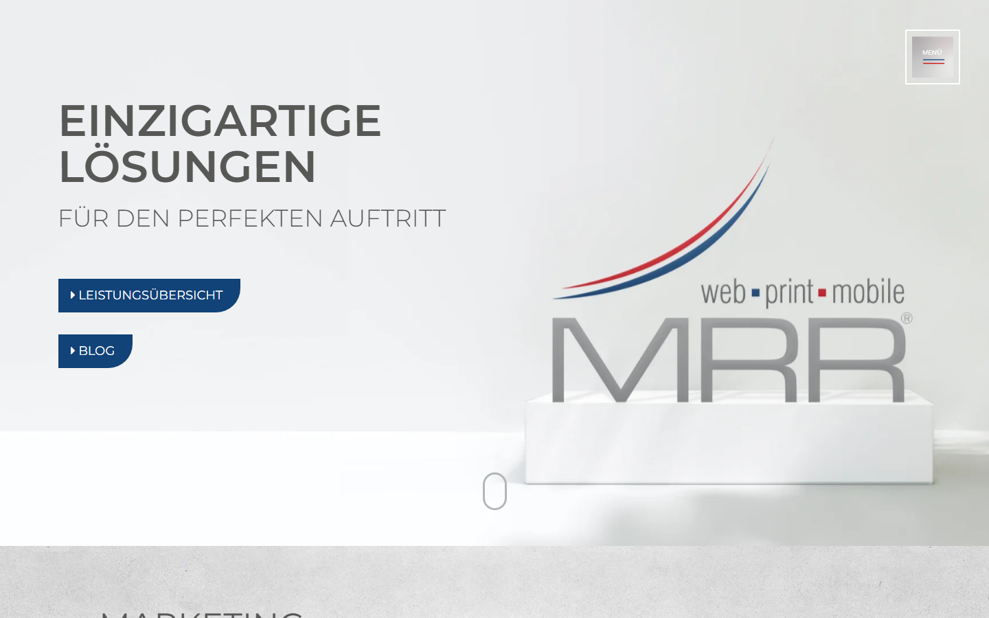 Startseite von Marketing Rhein-Ruhr oHG, SEO-Agentur in Gelsenkirchen