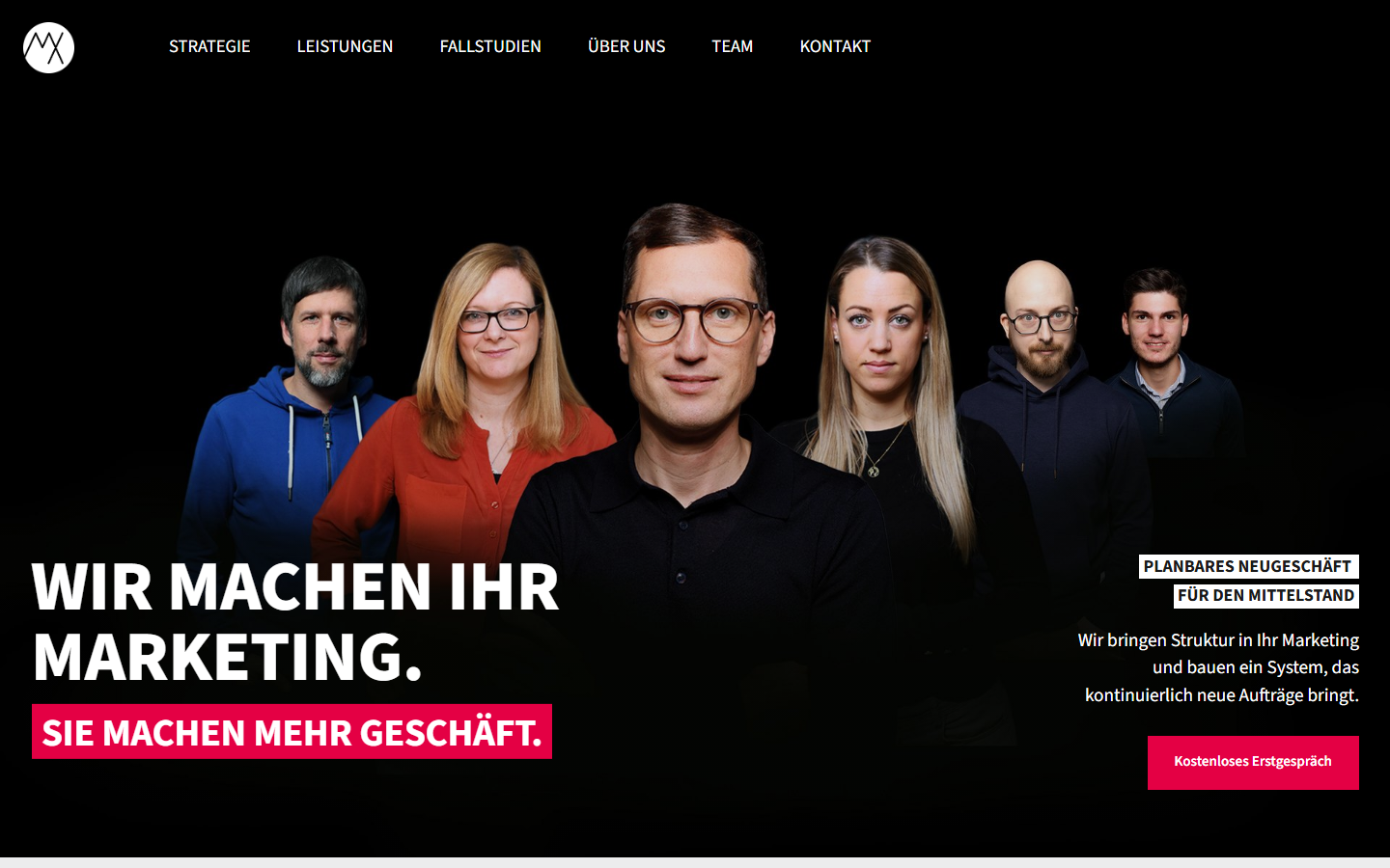 Startseite von marketingworkx GmbH, SEO-Agentur in Hanau