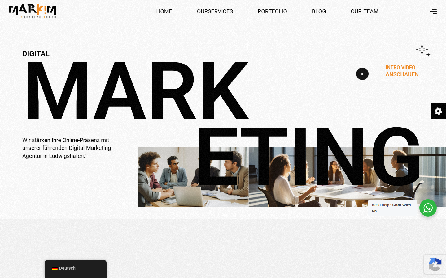 Startseite von Markim-Media, SEO-Agentur in Ludwigshafen