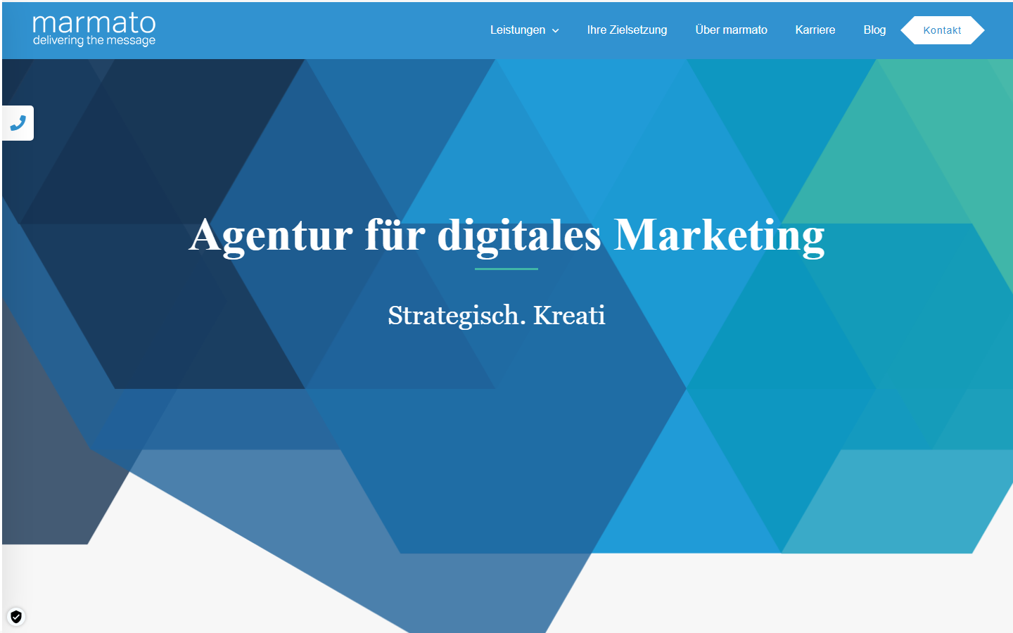 Startseite von marmato GmbH, SEO-Agentur in Stuttgart