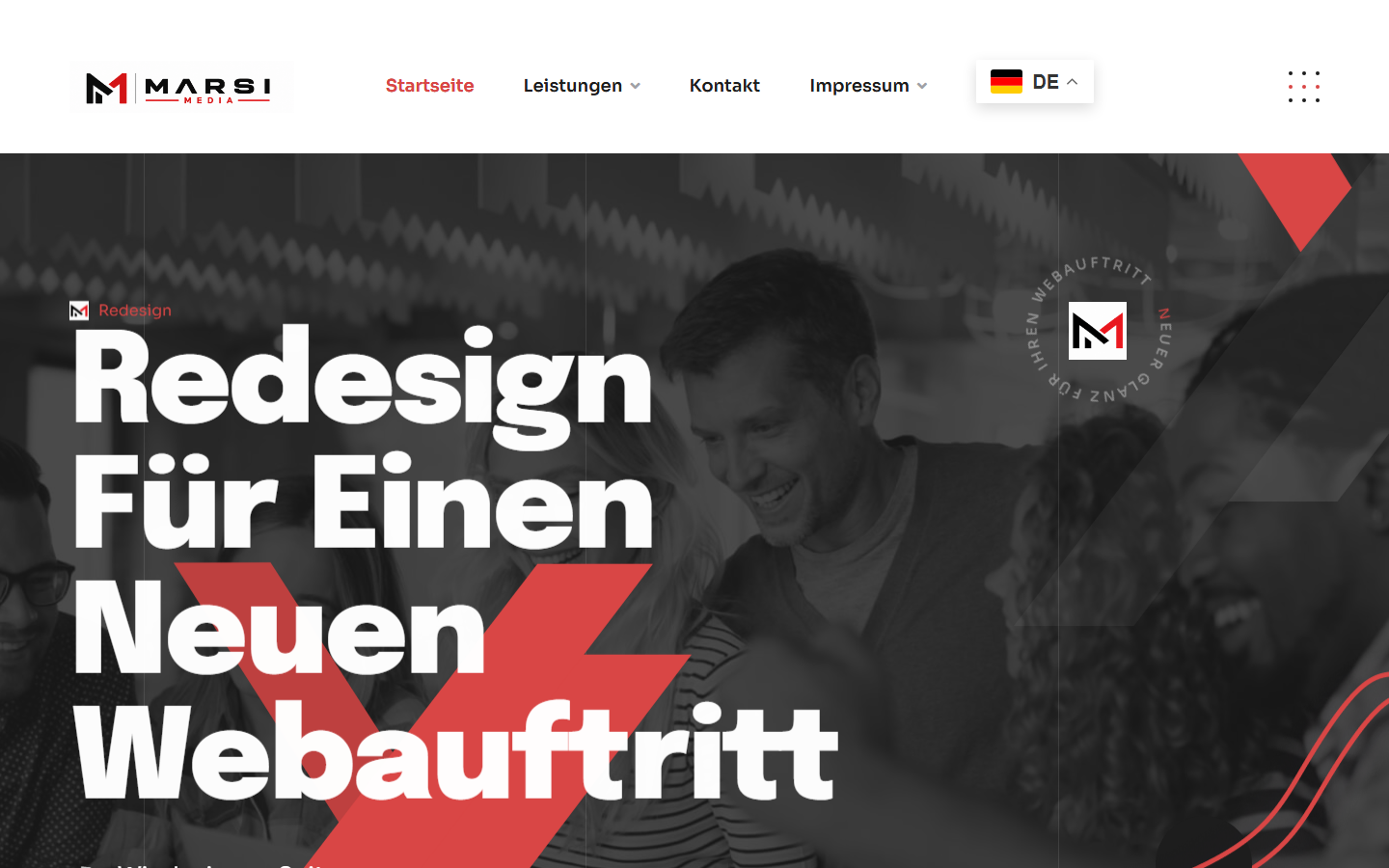 Startseite von Marsi-Media, SEO-Agentur in Reutlingen