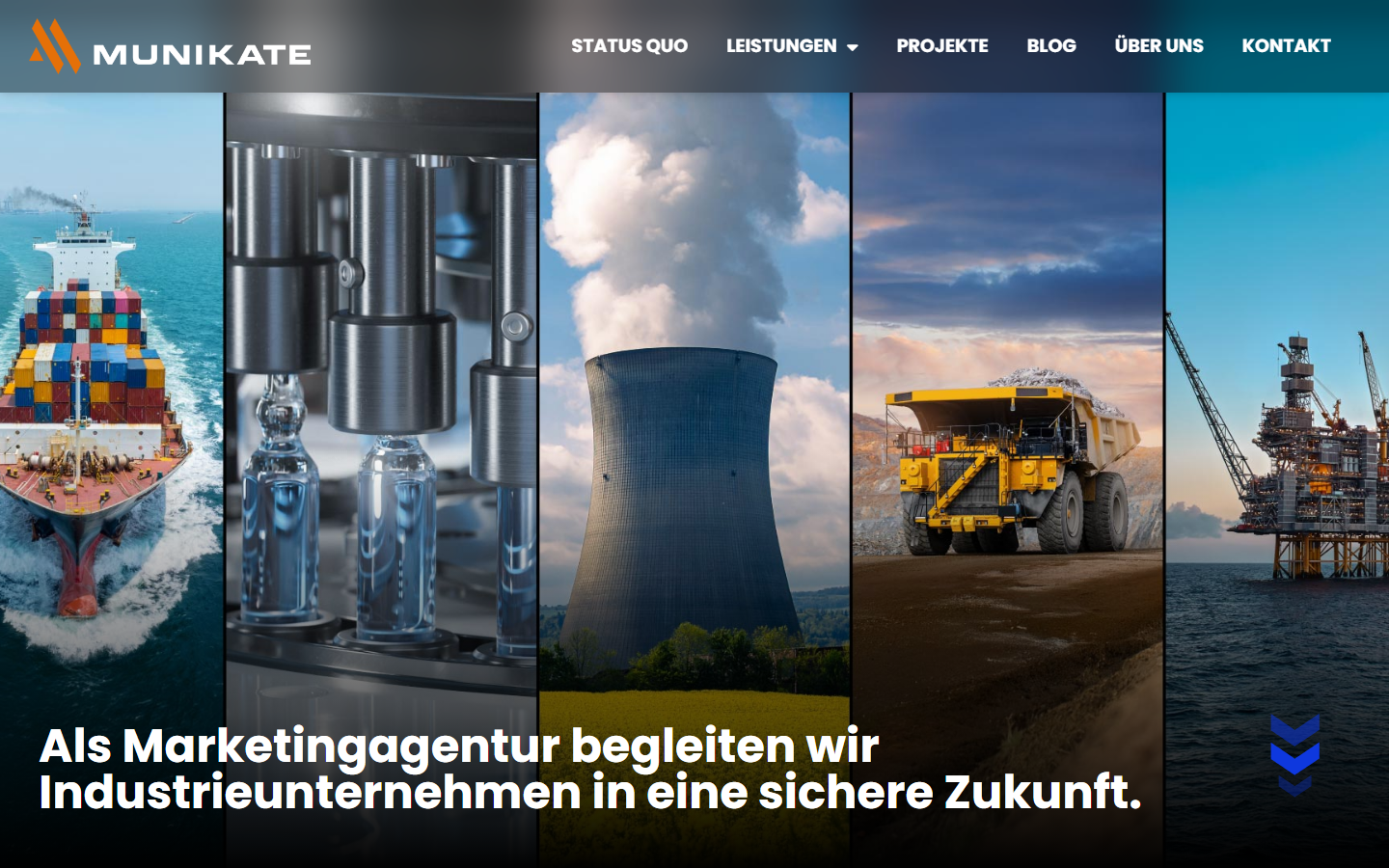 Startseite von MUNIKATE GmbH, SEO-Agentur in Essen