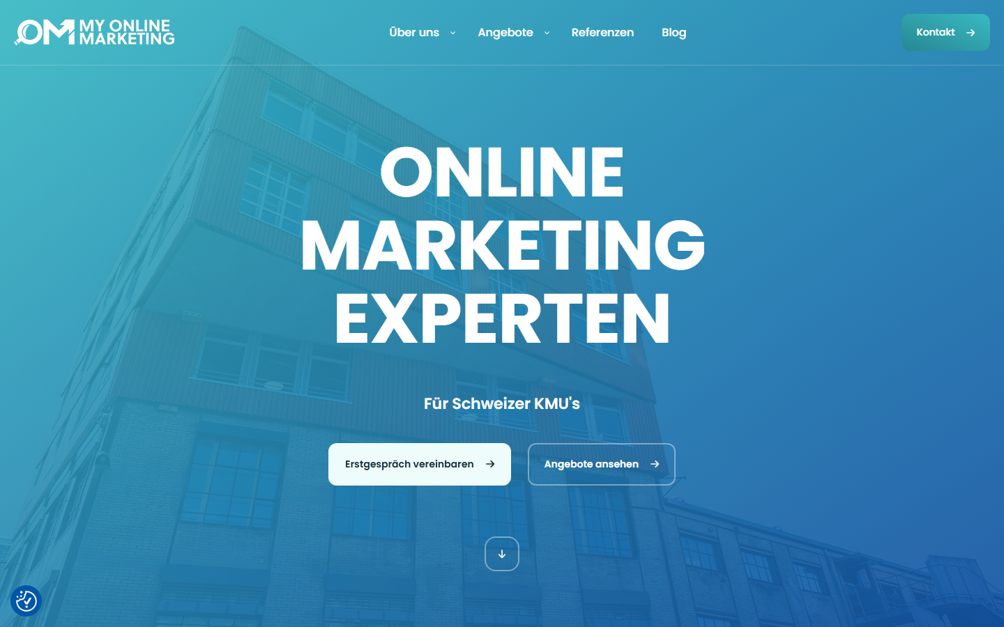 Startseite von My Online Marketing, SEO-Agentur in Winterthur