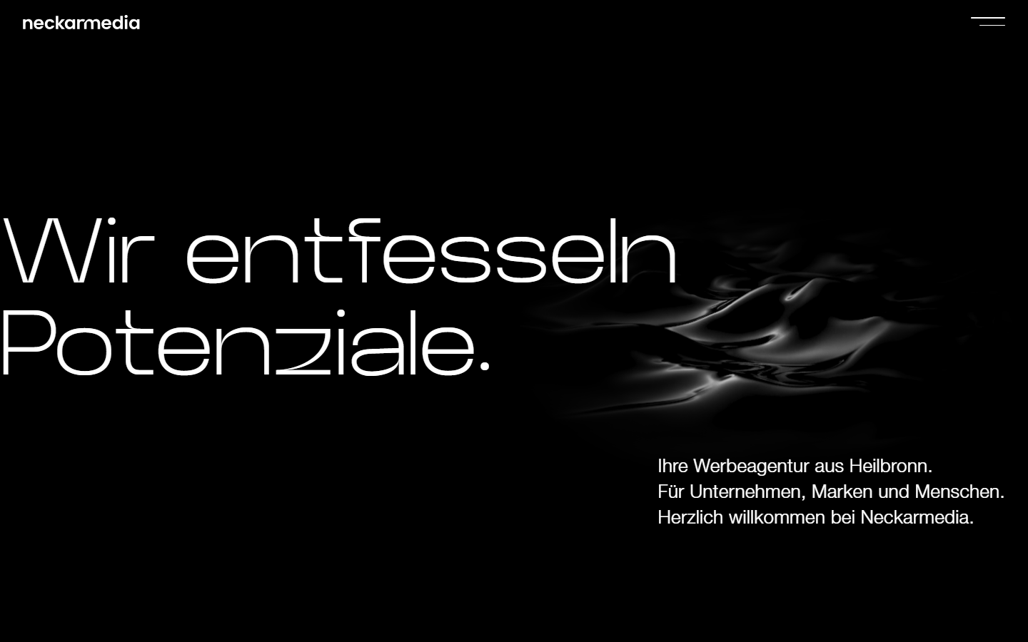 Startseite von Neckarmedia, SEO-Agentur in Heilbronn