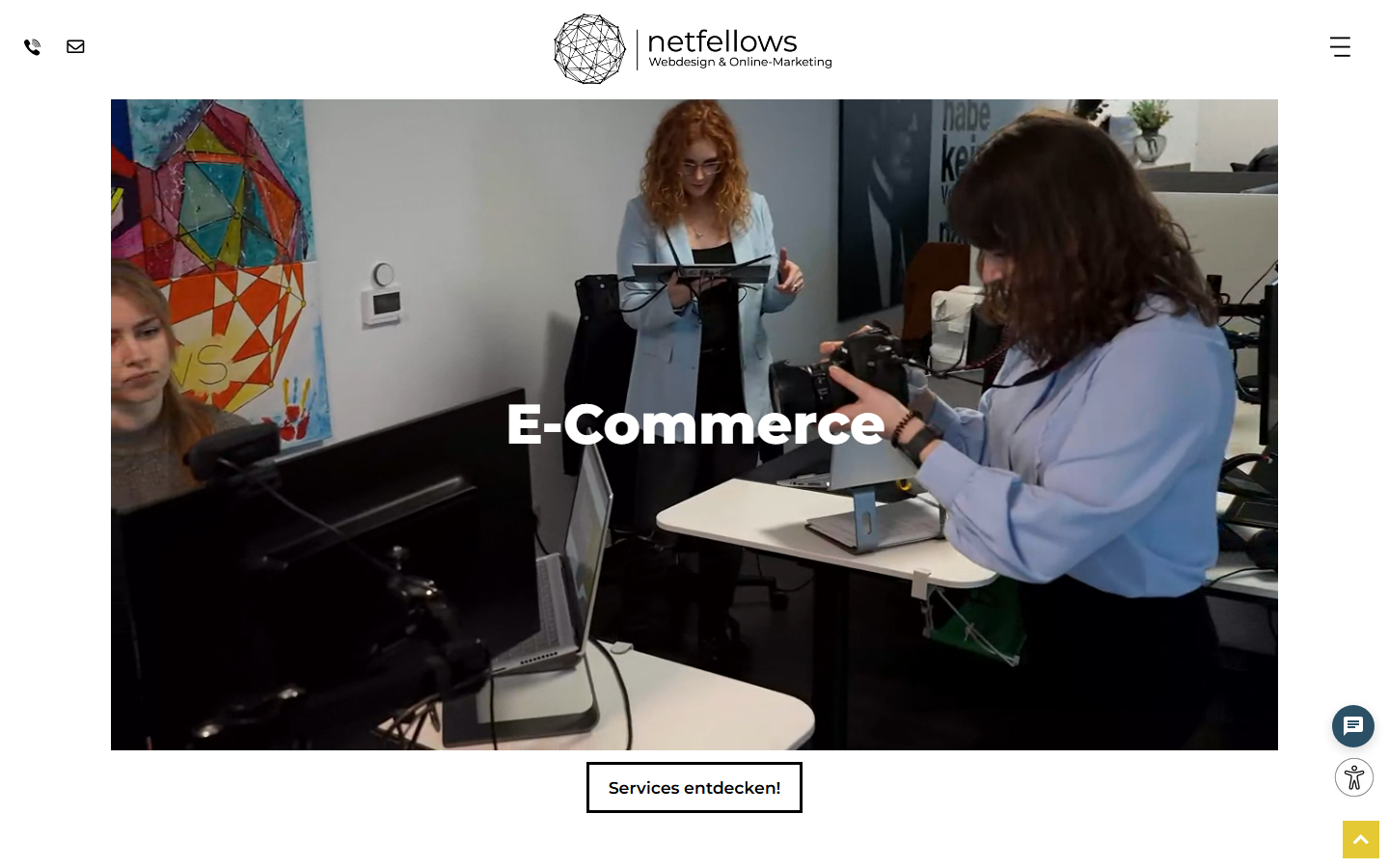 Startseite von netfellows | Webdesign & Online Marketing Paderborn, SEO-Agentur in Paderborn