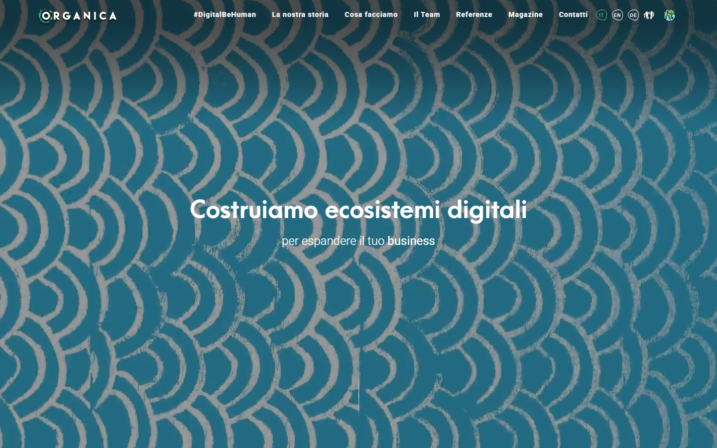 Startseite von Organica Agency, SEO-Agentur in Lugano