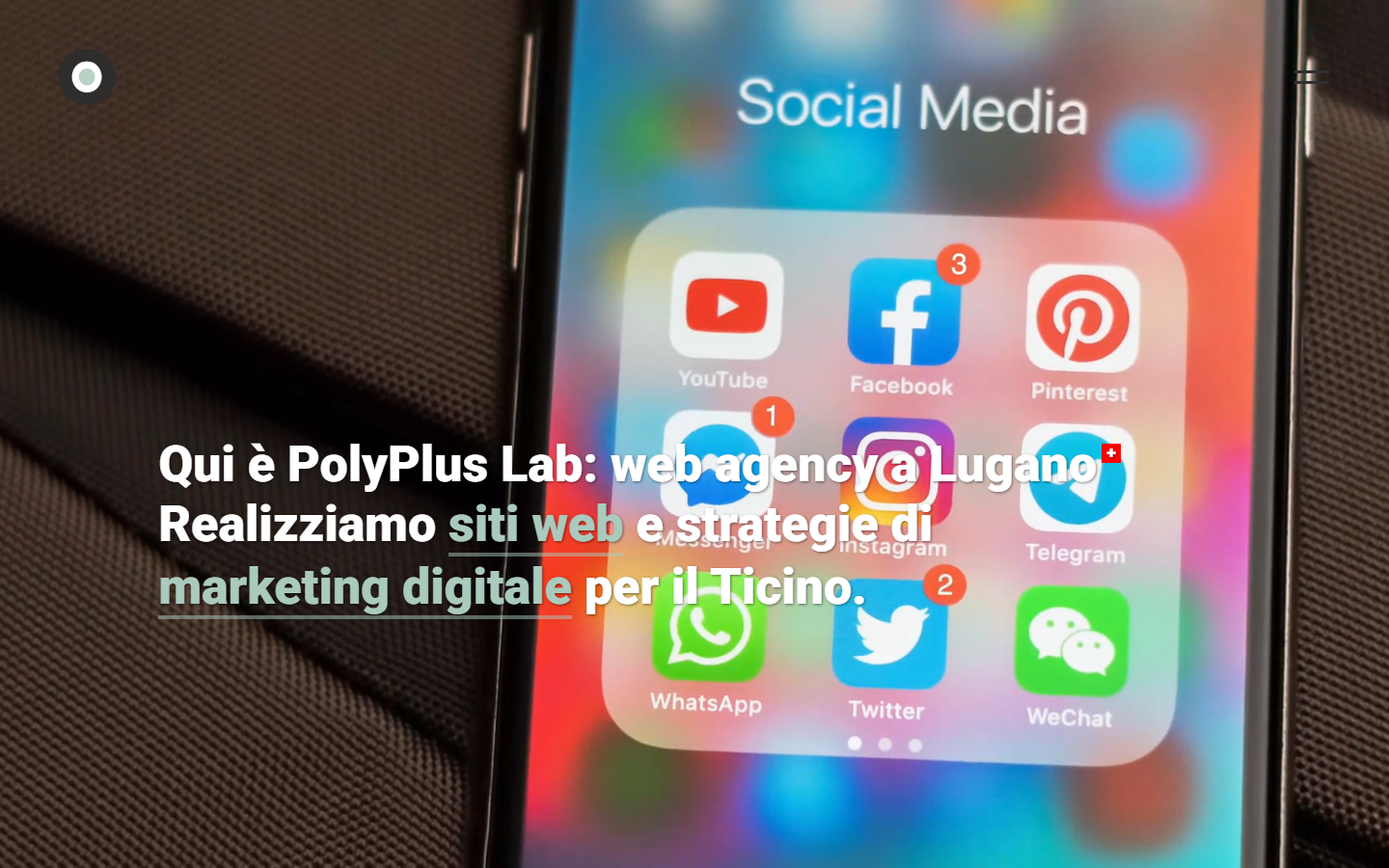 Startseite von Polyplus Lab, SEO-Agentur in Lugano