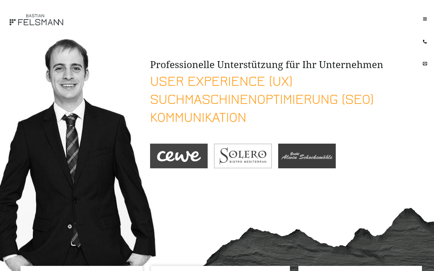 Startseite von felsmalerei – Bastian Felsmann, SEO-Agentur in Oldenburg