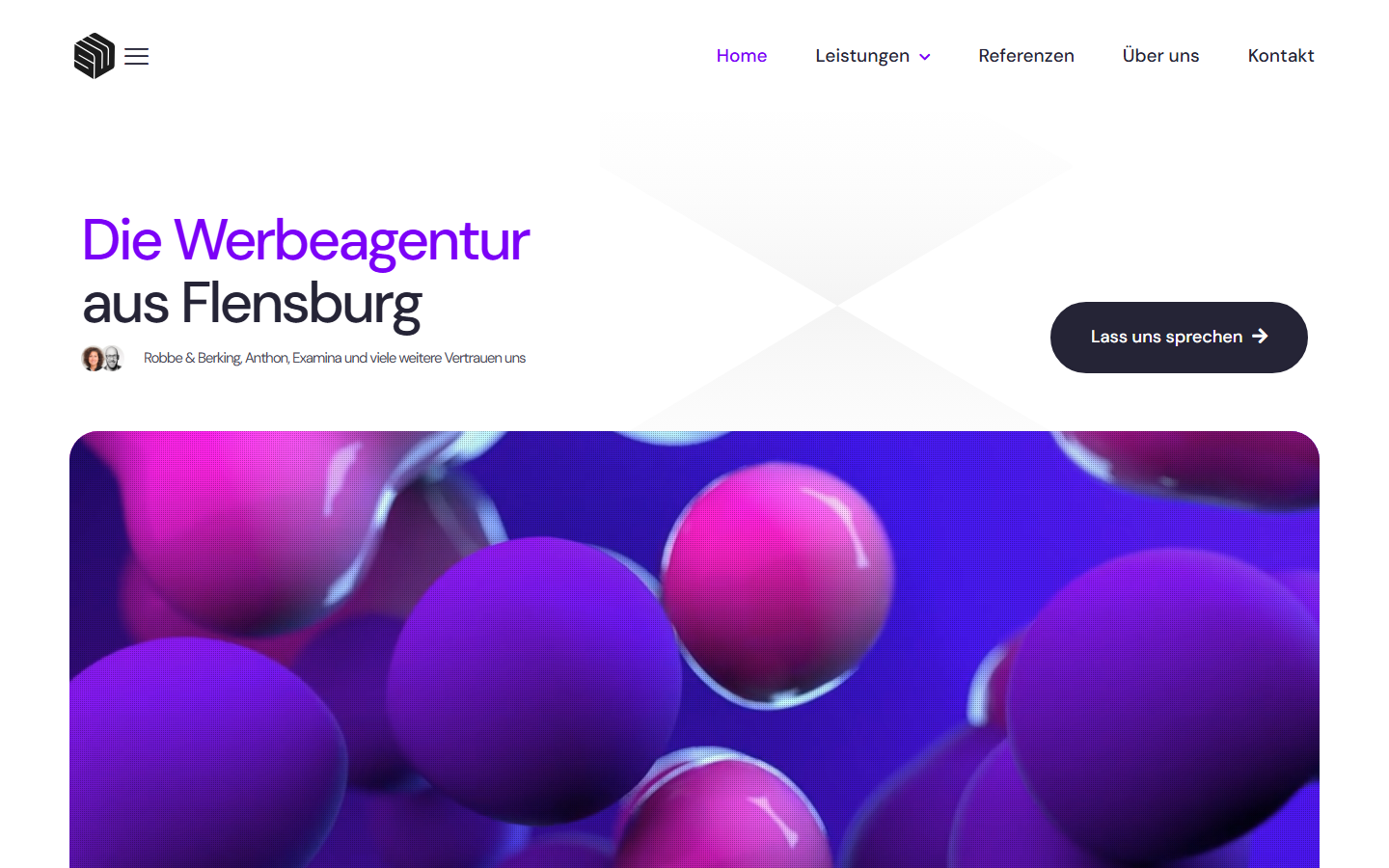 Startseite von Sichtwerft GmbH, SEO-Agentur in Flensburg