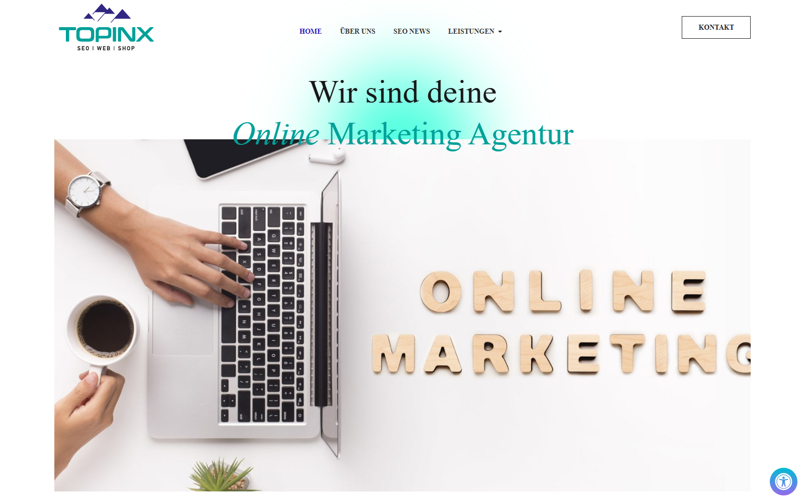Startseite von Topinx SEO-Agentur (Hannover), SEO-Agentur in Hannover