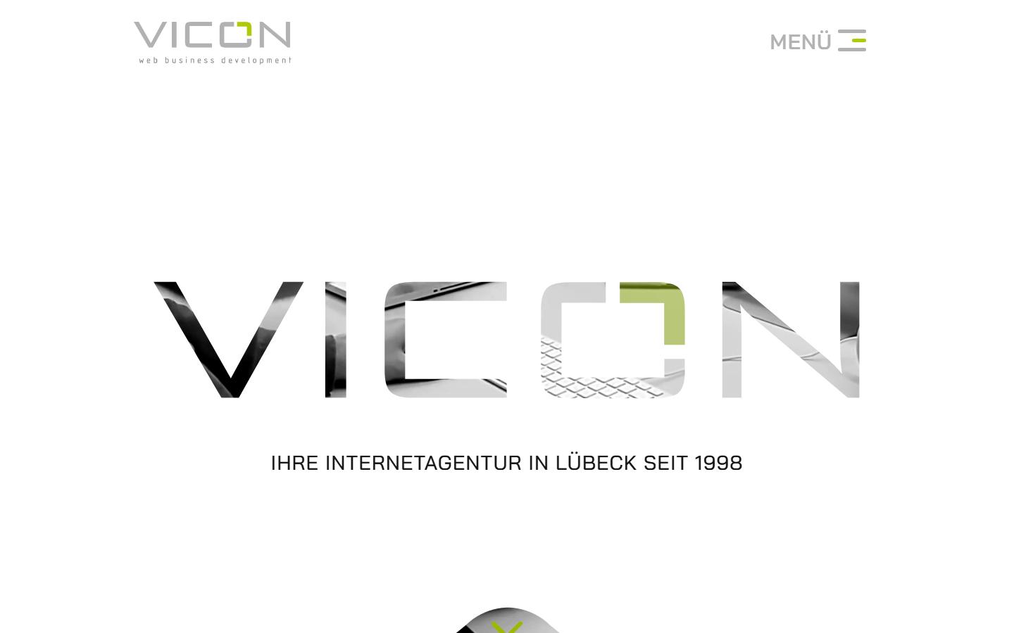 Startseite von vicon Web Business Development, SEO-Agentur in Lübeck