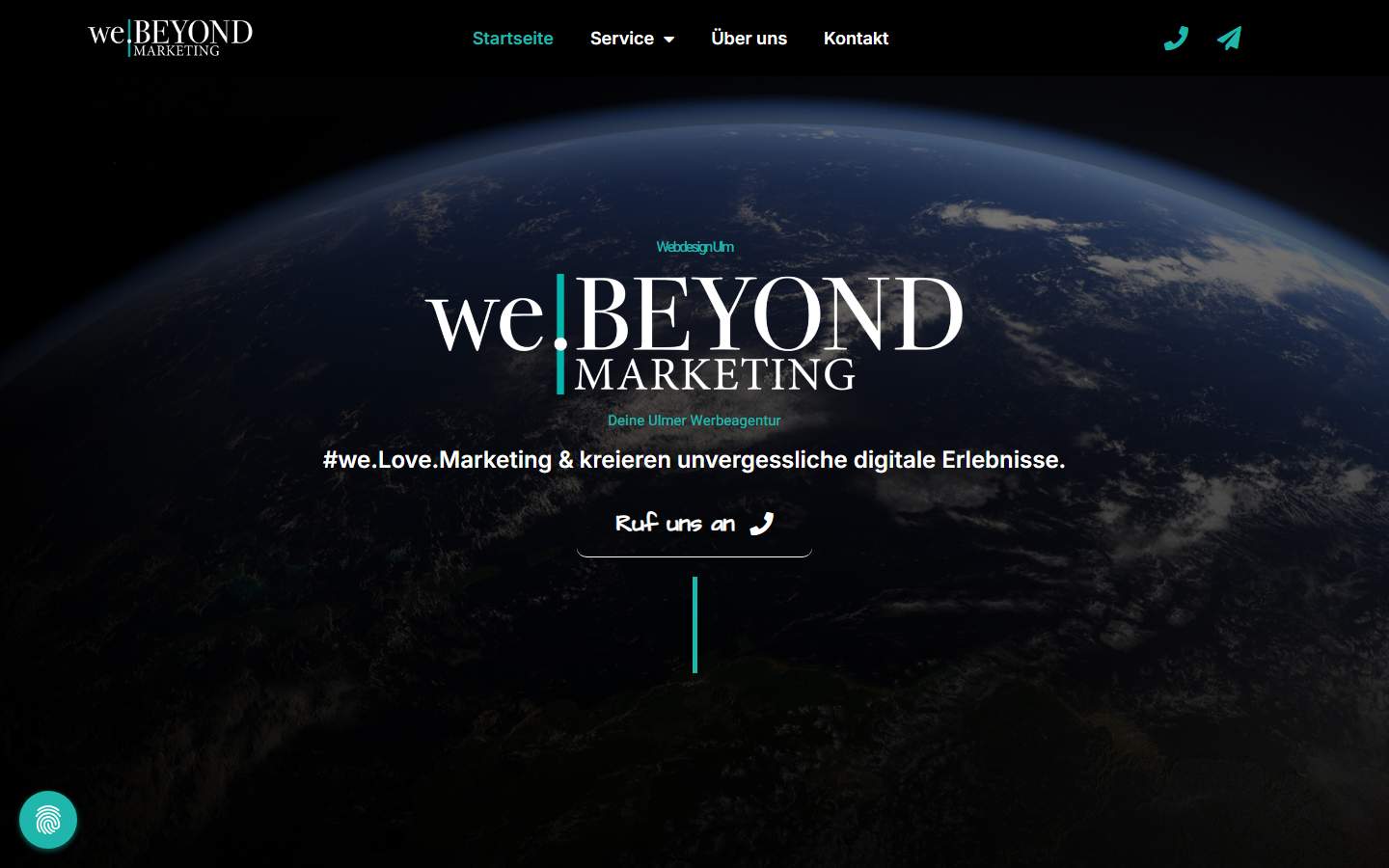Startseite von we.Beyond Marketing®, SEO-Agentur in Baden-Württemberg