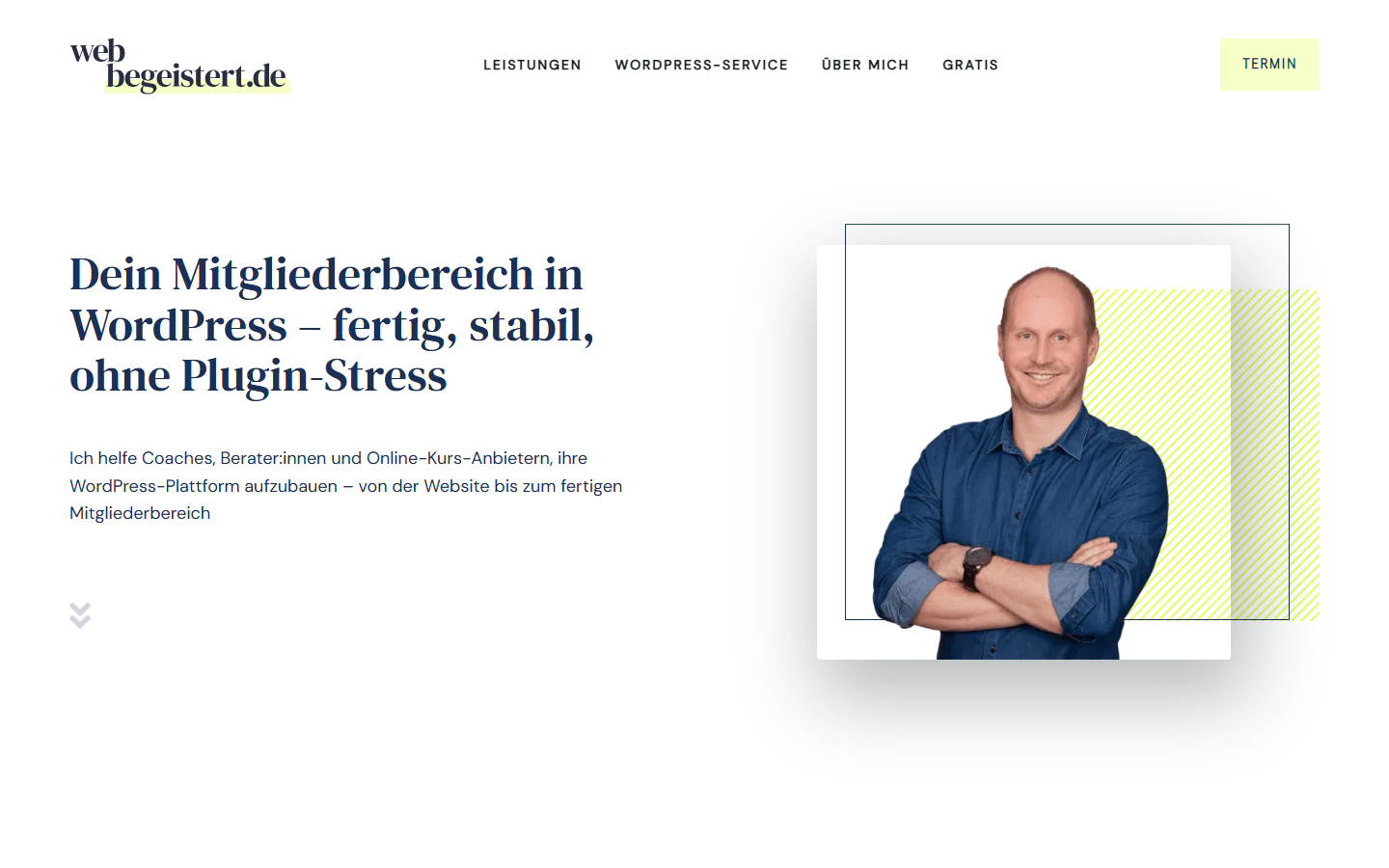 Startseite von web-begeistert.de, SEO-Agentur in Hildesheim