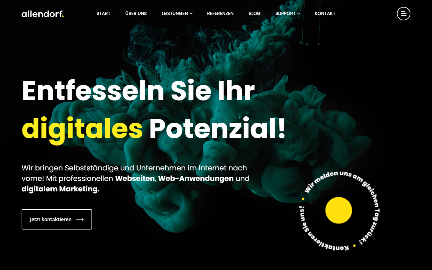 Startseite von Webagentur Allendorf, SEO-Agentur in Mönchengladbach