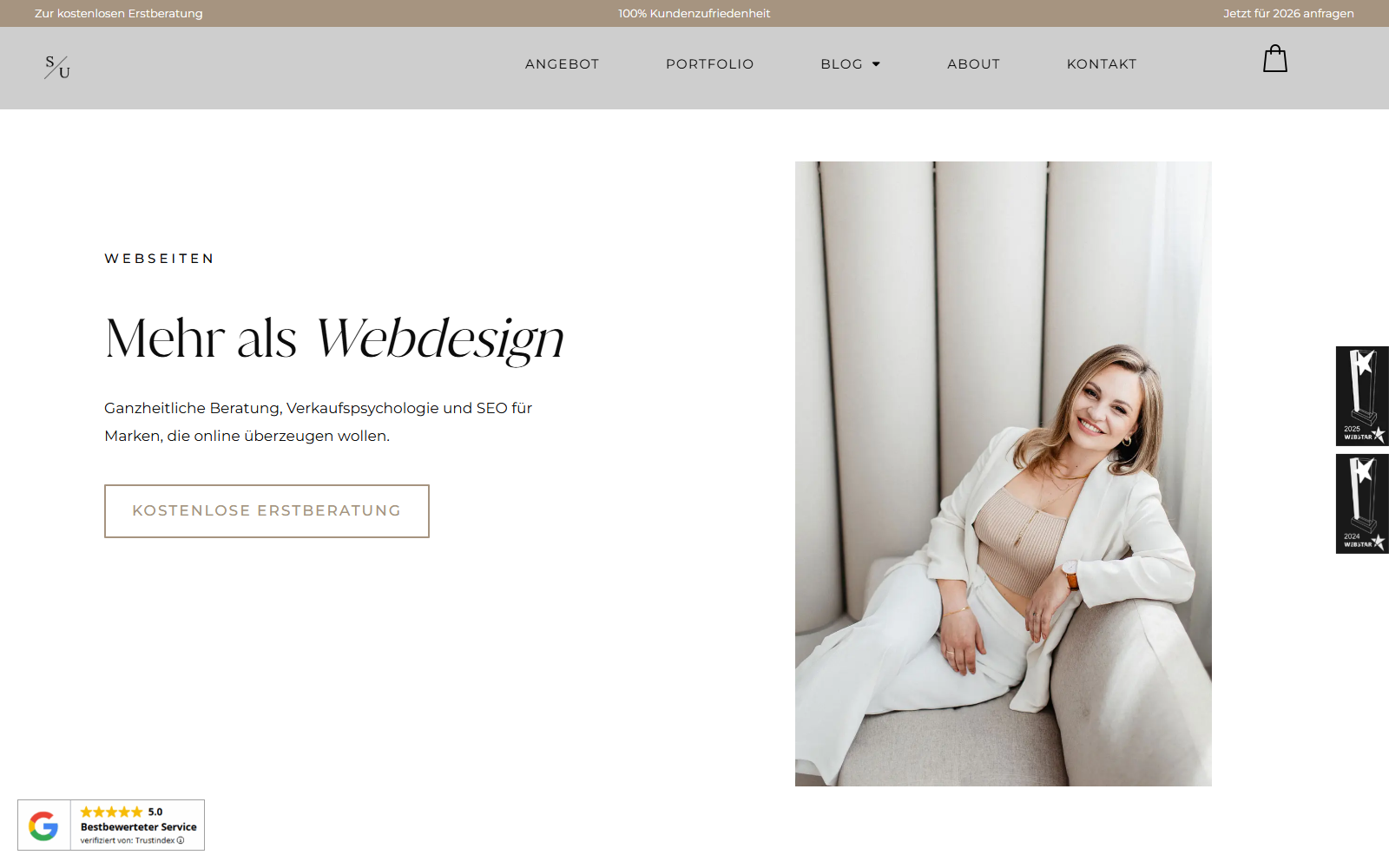 Startseite von Webdesign Ingolstadt & SEO | Sabrina Ullmann | Online Marketing Beratung, SEO-Agentur in Ingolstadt