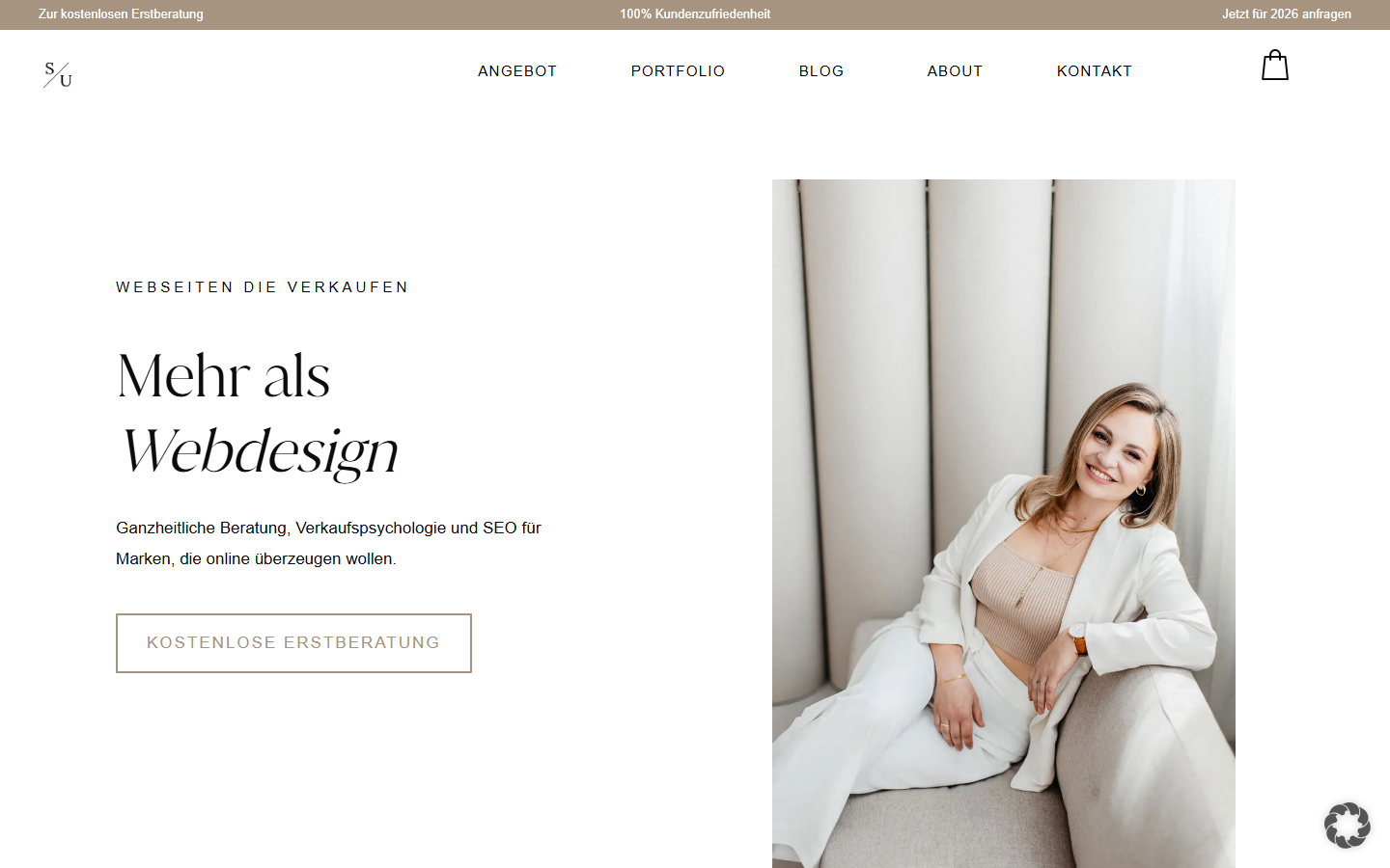 Startseite von Webdesign Ingolstadt & SEO | Sabrina Ullmann | Online Marketing Beratung, SEO-Agentur in Bayern