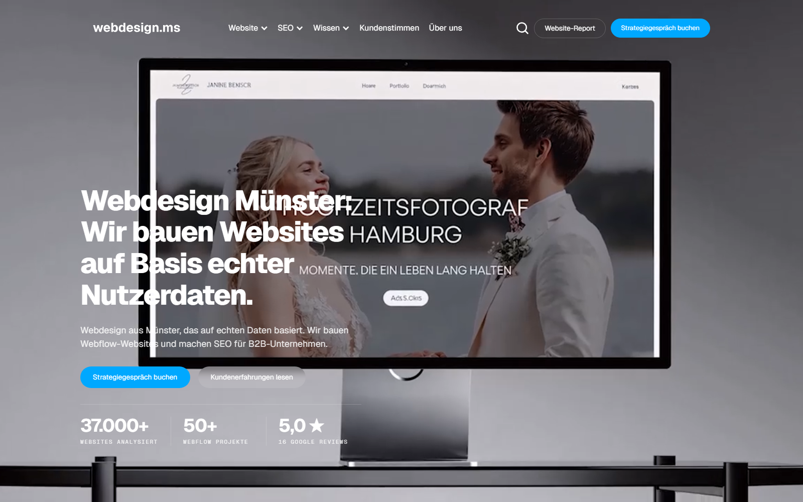Startseite von Website & SEO Agentur Münster, SEO-Agentur in Münster