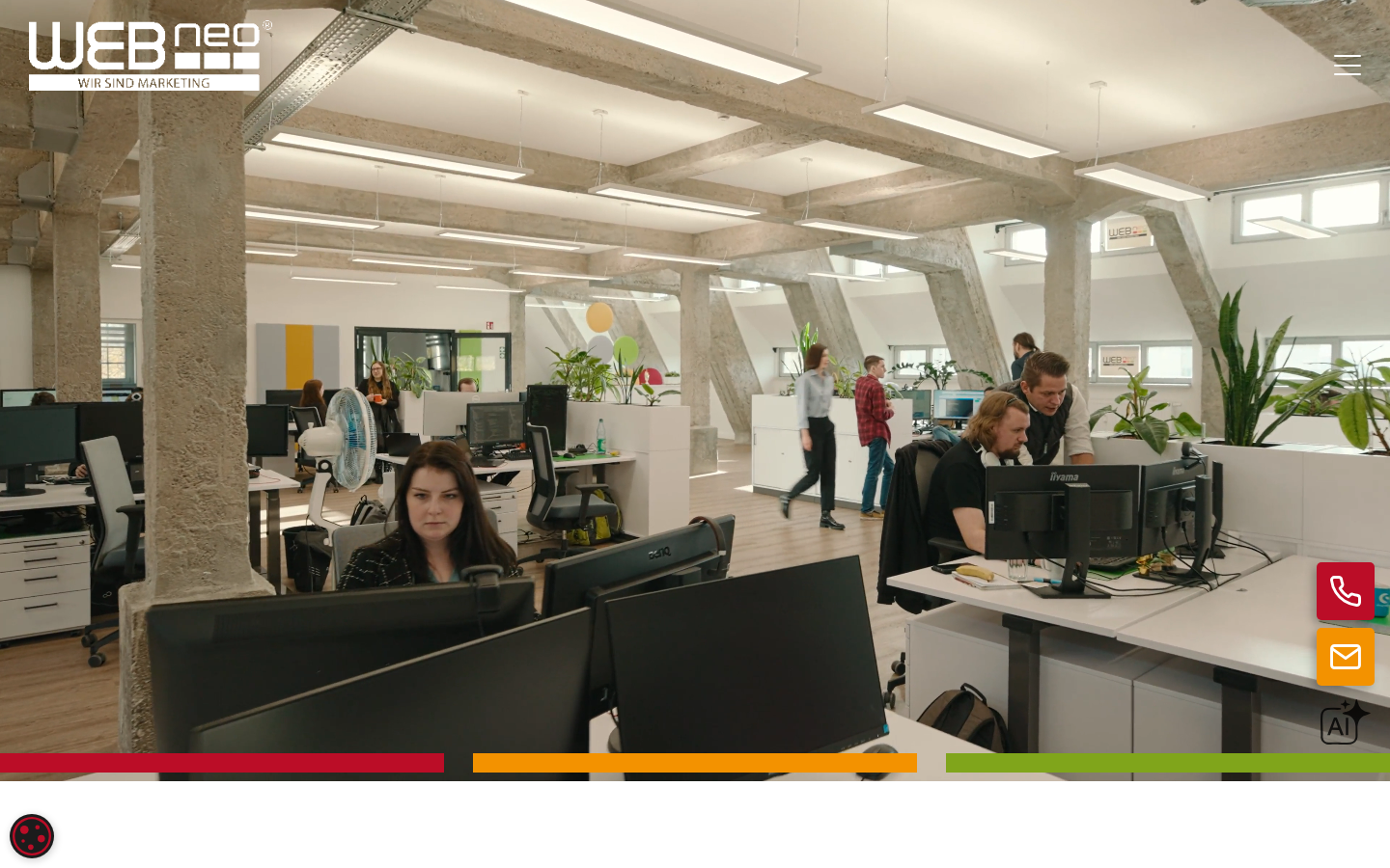Startseite von WEBneo GmbH, SEO-Agentur in Dresden