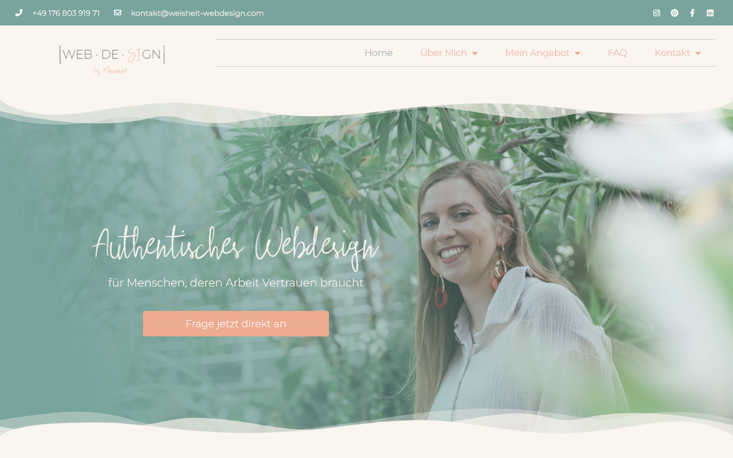Startseite von Weisheit Webdesign, SEO-Agentur in Dresden