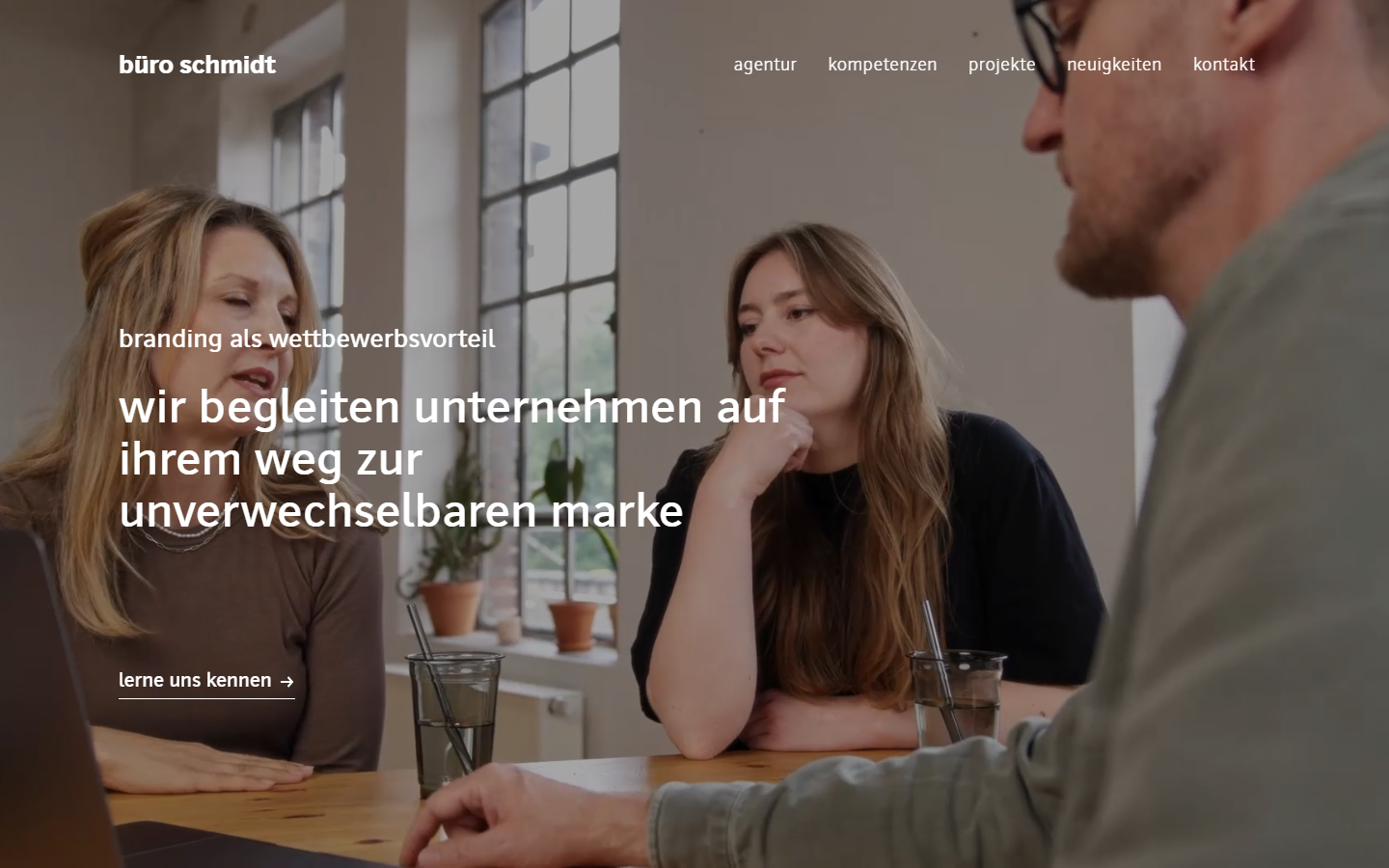 Startseite von Werbeagentur büro schmidt, SEO-Agentur in Solingen