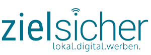 Zielsicher - lokal.digital.werben. Logo