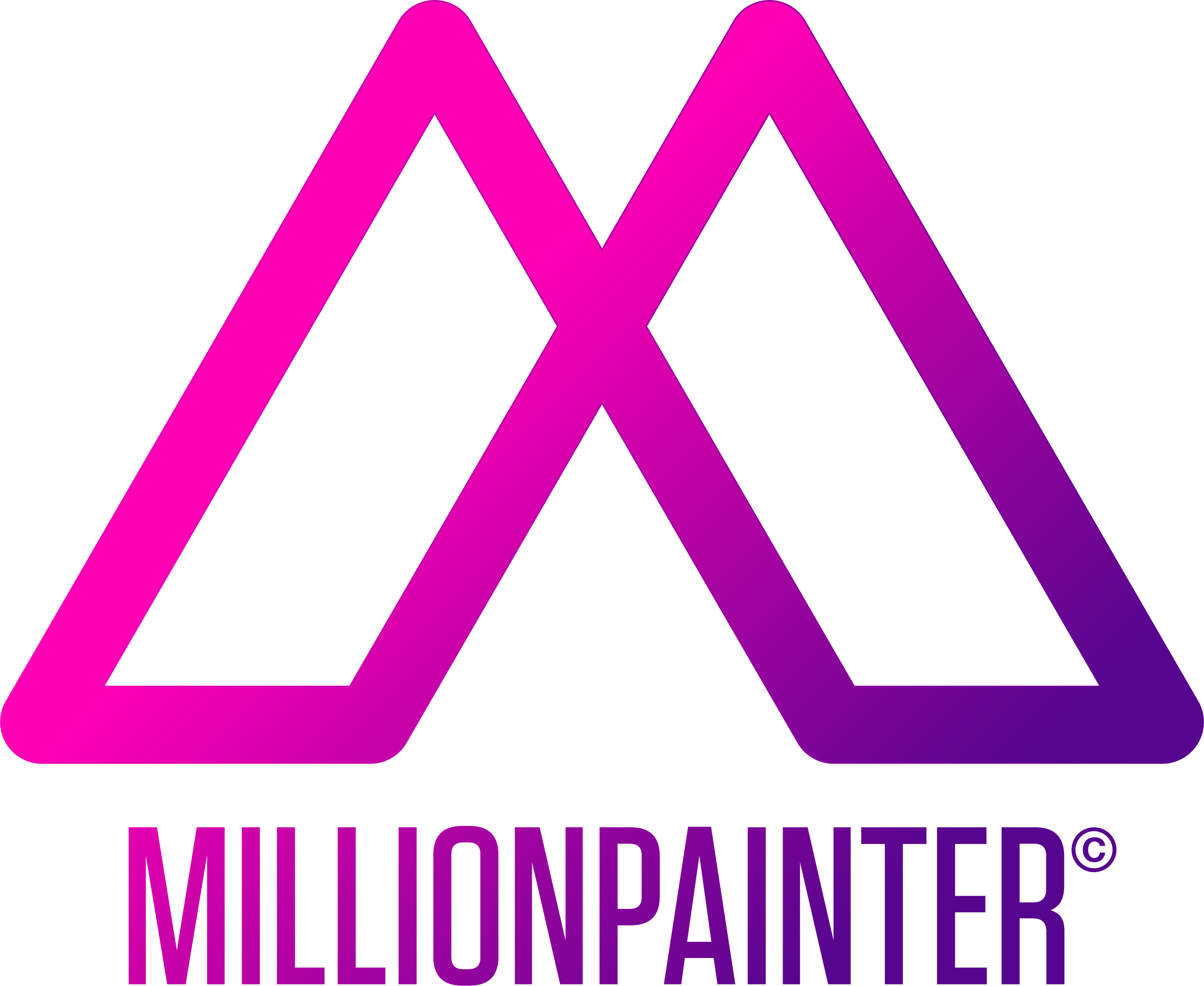 Millionpainter - Virtual Reality Marketing Logo