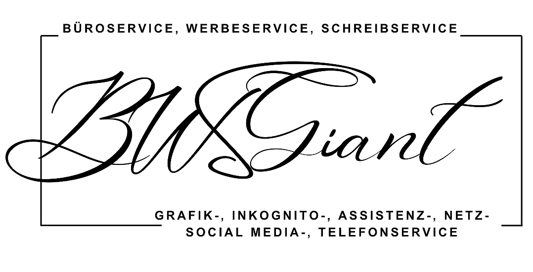 BWS Giant - Virtuelle Assistenz | Büroservice | Social Media Service | Unternehmensberatung (by J. Wieking) Logo