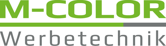 M-Color Berlin GmbH, Druckerei,Werbebanner, Fahrzeugbeschriftung, Fahnen, Werbung Logo