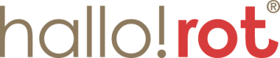 hallo!rot Agentur für visuelle Kommunikation Logo