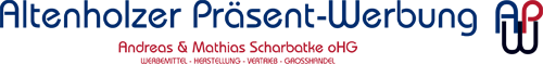 Andreas und Mathias Scharbatke oHG Altenholzer Präsent-Werbung Logo