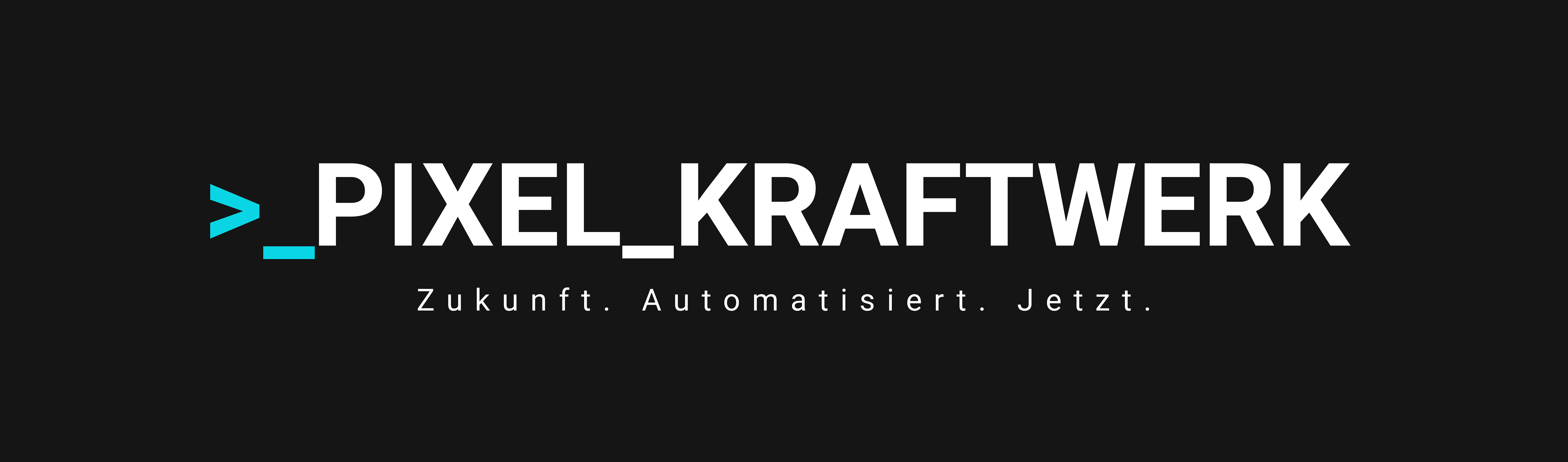 Pixel Kraftwerk — KI Agentur Logo