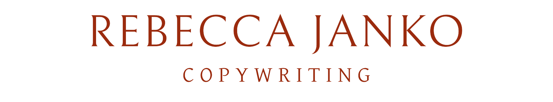 Rebecca Janko Copywriting Logo