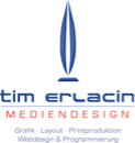 Tim Erlacin Mediendesign Logo